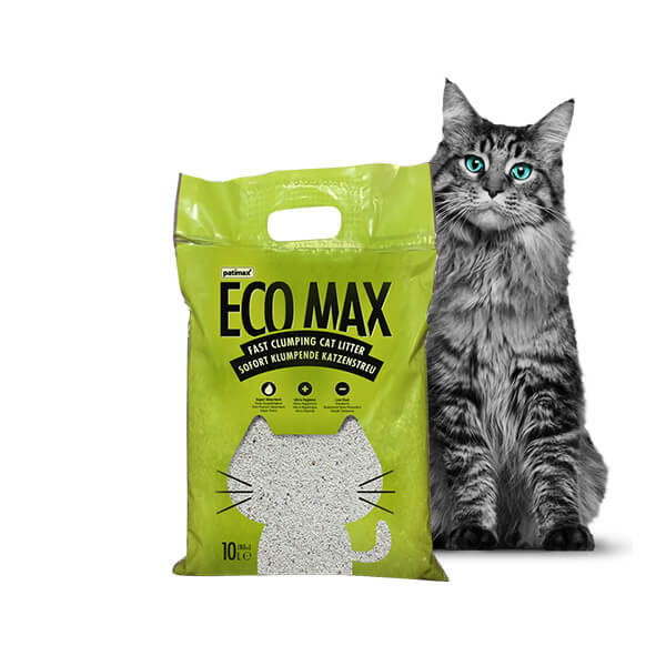 Patimax Eco Max Fast Clumping Cat Litter 10 LT