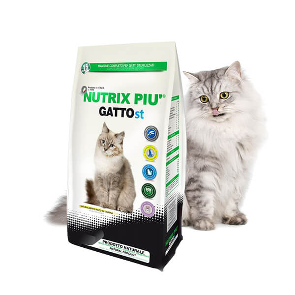 Nutrix Piu Gatto ST 1.5 кг за кастрирани котки 