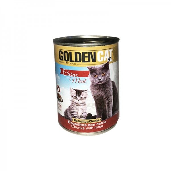 Piensos Ortin Golden Cat Carne Meat 415g - консервирана храна за котки  с телешко
