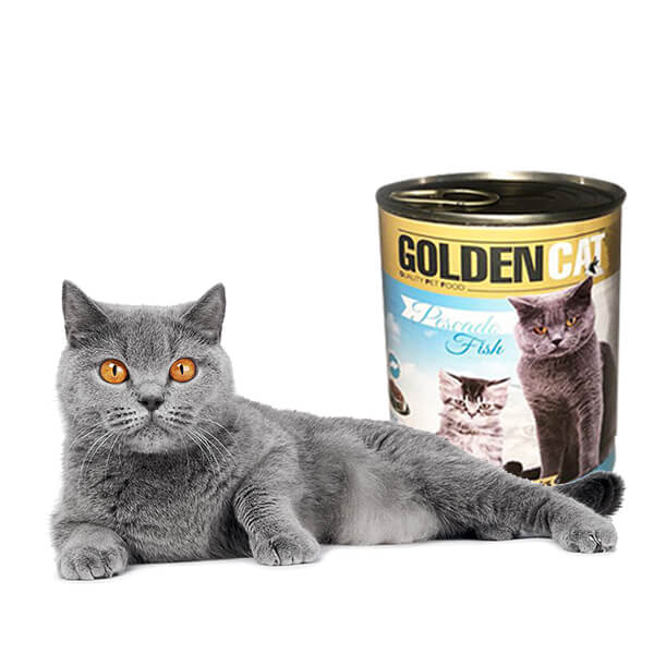 Piensos Ortin Golden Cat Pescado Fish 415g - консервирана храна за котки  с риба