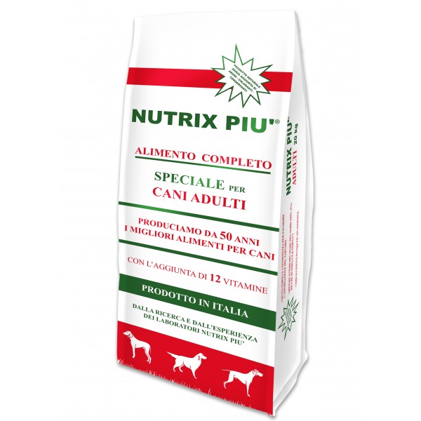 Nutrix Piu Adulti с пиле и риба, 20 кг. - суха храна за възрастни кучета от всички породи