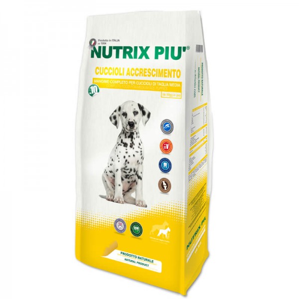 Nutrix Piu Cuccioli Accrescimento 3 кг. - за подрастващи кучета