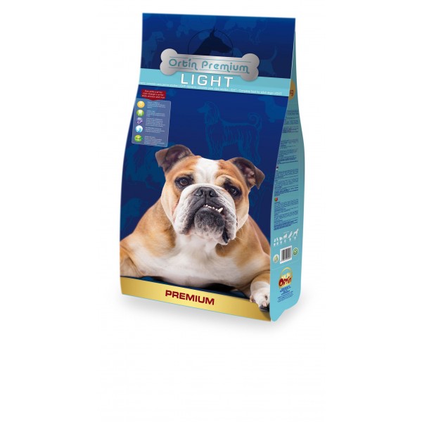 Piensos Ortin Premium Light - Без глутен, 15 кг. - диетична суха храна за кучета от всички породи