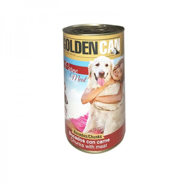 Piensos Ortin Golden Can Carne Meat 1240g - консервирана храна за възрастни кучета  с телешко